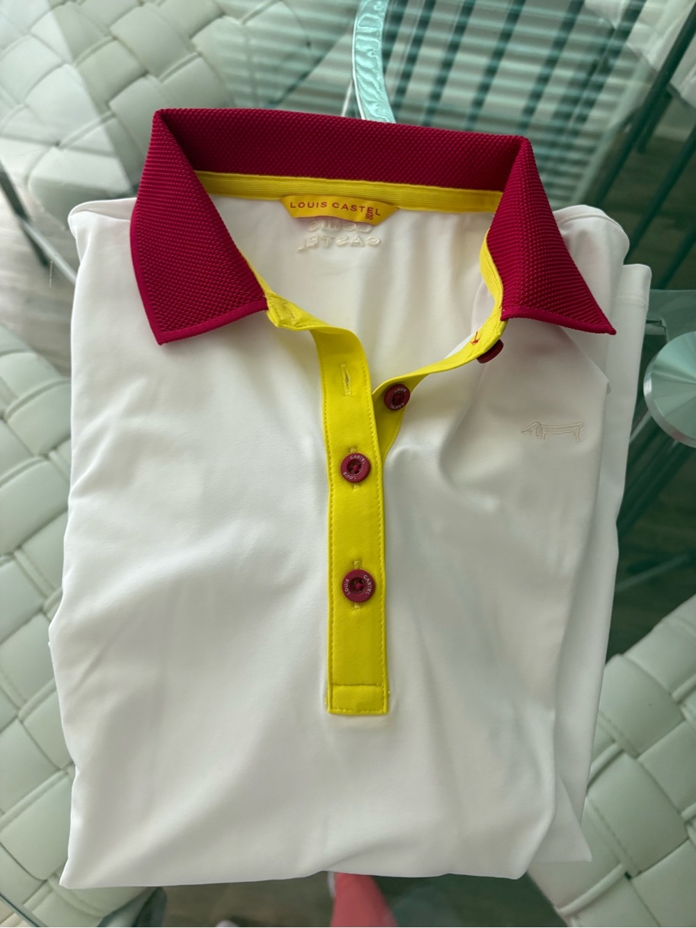 Women’s golf shirt by Louis Castel